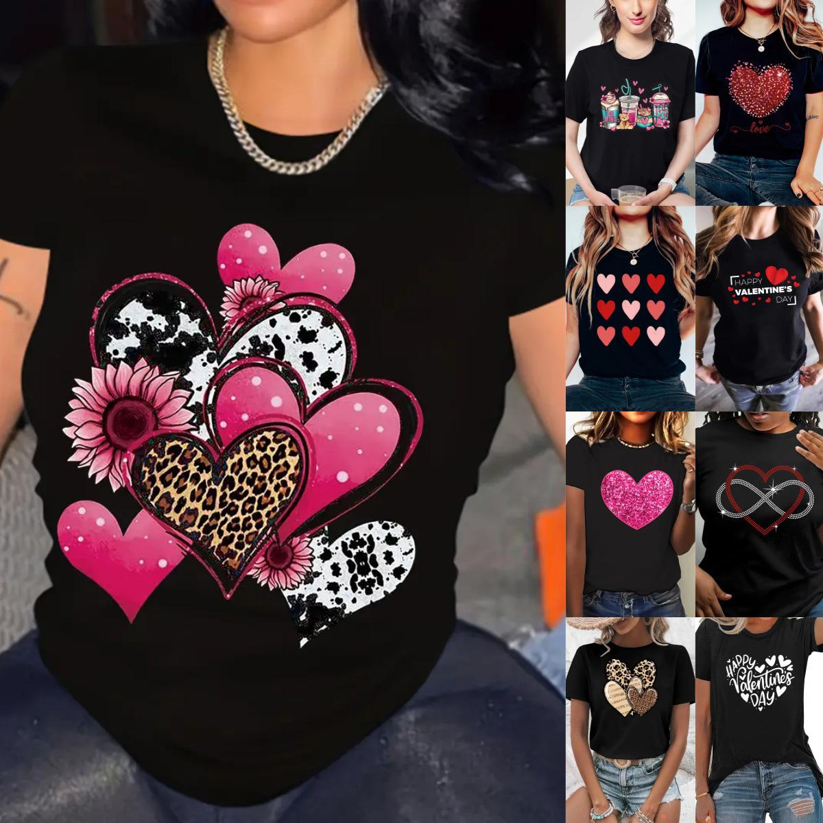 Valentine s Day Heart Crew Neck Women s Short Sleeve Top - European & American Style with Free Shipping Triple Extra Large
Valentine s Day Heart Crew Neck Women s Short Sleeve Top - European & American Style with Free Shipping Triple Extra Large