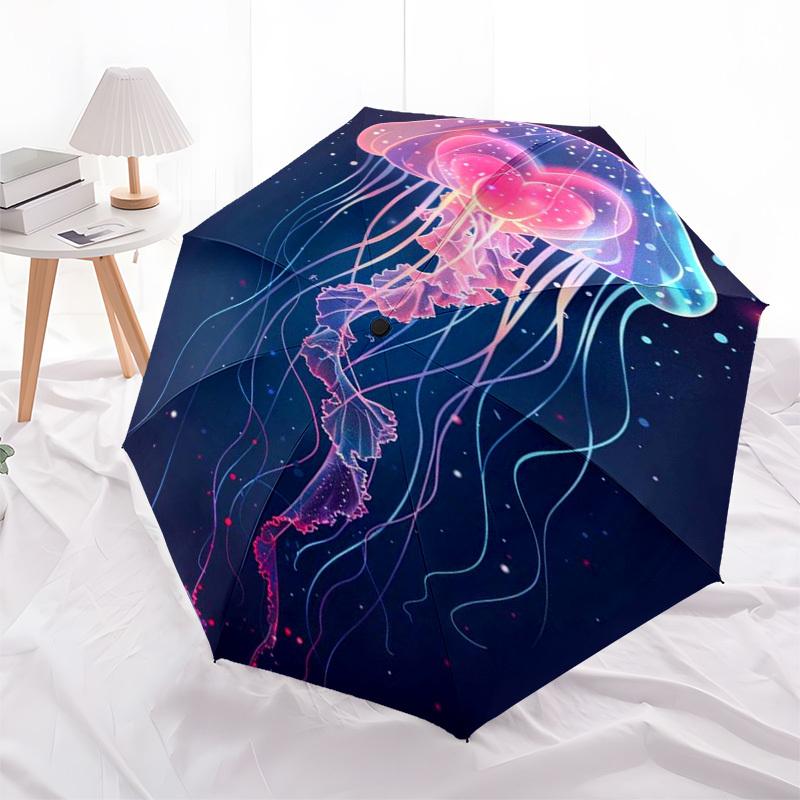 1pc Jellyfish Jelly - Automatic Opening/Closing Outdoor Umbrella with 3-Fold Design and Iron Frame for Fans, Travelers, Daily Use, and Gifts.L034
1pc Jellyfish Jelly - Automatic Opening/Closing Outdoor Umbrella with 3-Fold Design and Iron Frame for Fans, Travelers, Daily Use, and Gifts.L034