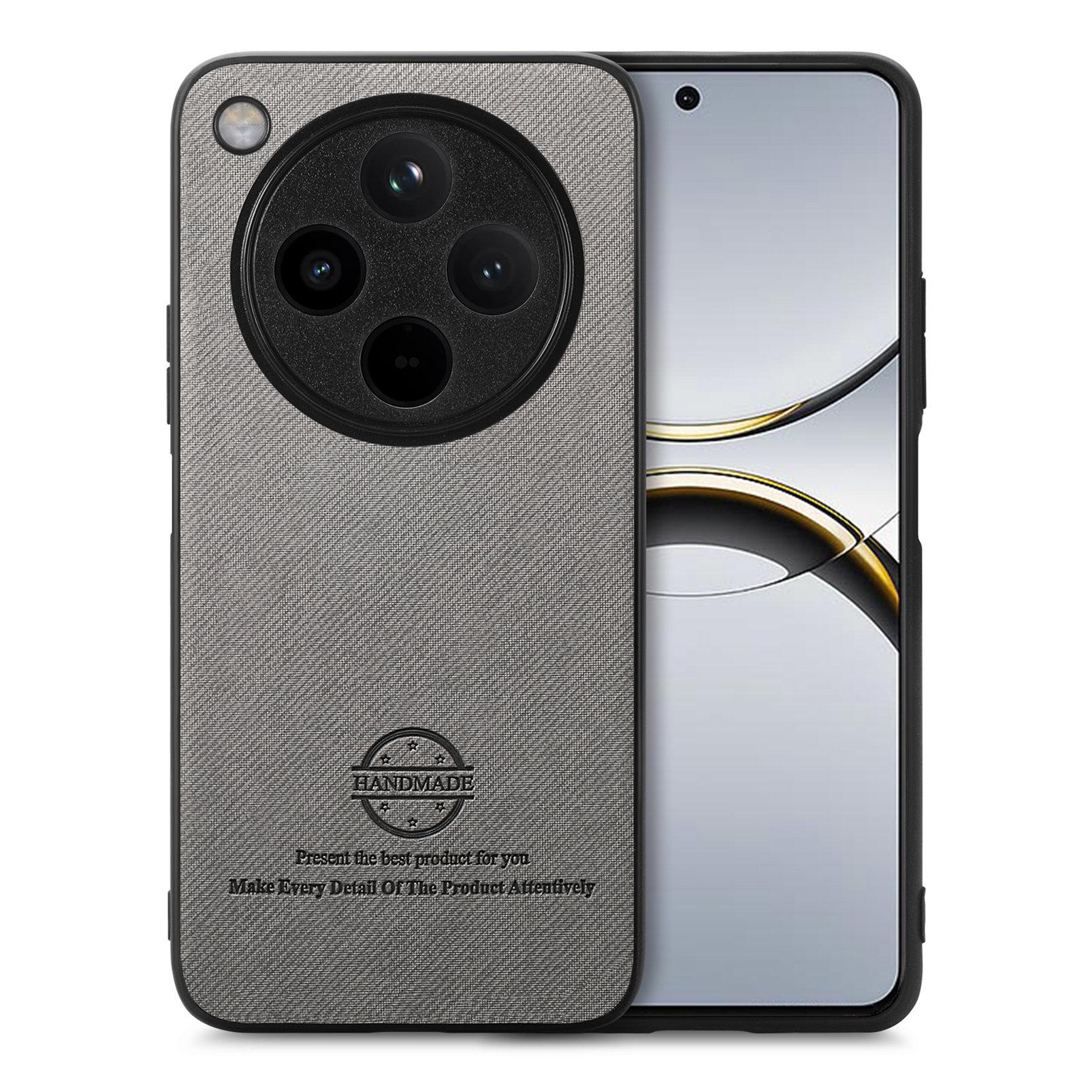 For Oppo Find X8 Pro 5G Leather Phone Back Cover with Cloth Texture Grey
For Oppo Find X8 Pro 5G Leather Phone Back Cover with Cloth Texture Grey