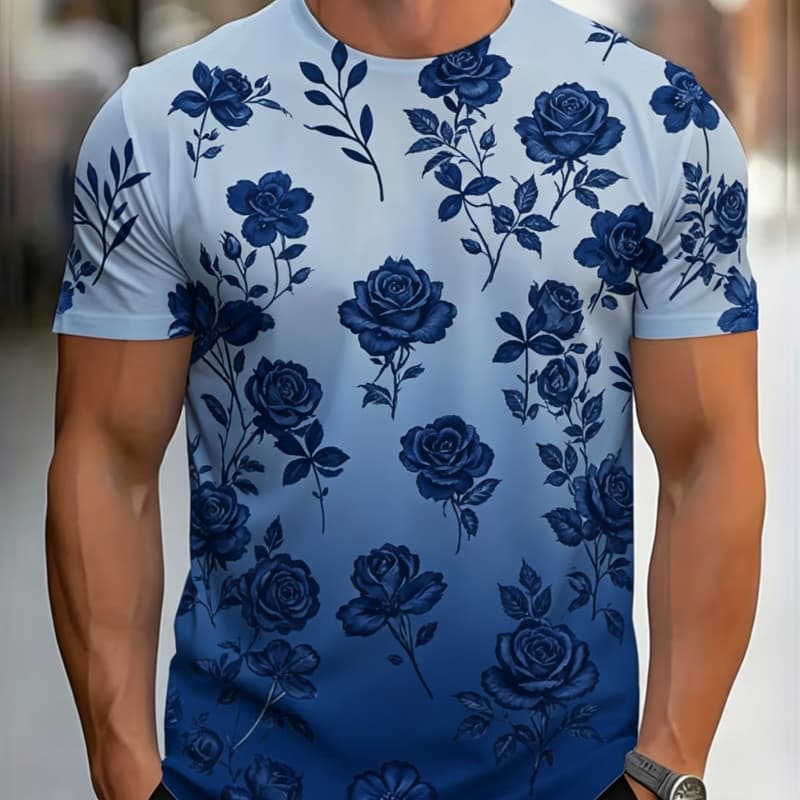 Men s Fashion 3D Printed Men s T-Shirt Round Neck Short Sleeve Trendy Street Wear XL
Men s Fashion 3D Printed Men s T-Shirt Round Neck Short Sleeve Trendy Street Wear XL