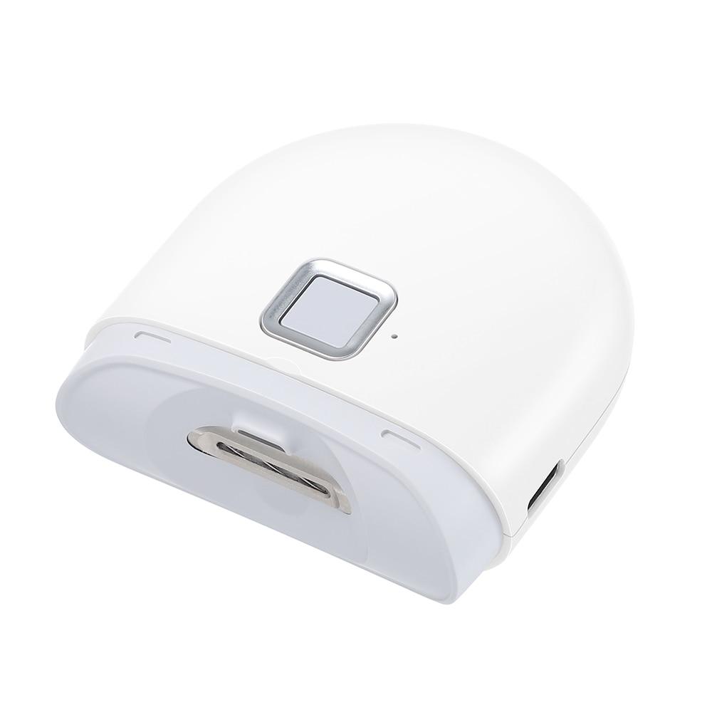 Электрический триммер для ногтей, электрическая машинка для стрижки ногтей, резак для детских рук, ног, маникюрный триммер со светодиодной подсветкой 1