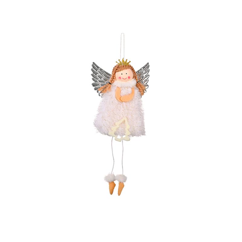 1шт. Підвіска з ангелом. Різдвяний плюшевий орнамент. Срібні крила білий
1шт. Підвіска з ангелом. Різдвяний плюшевий орнамент. Срібні крила білий