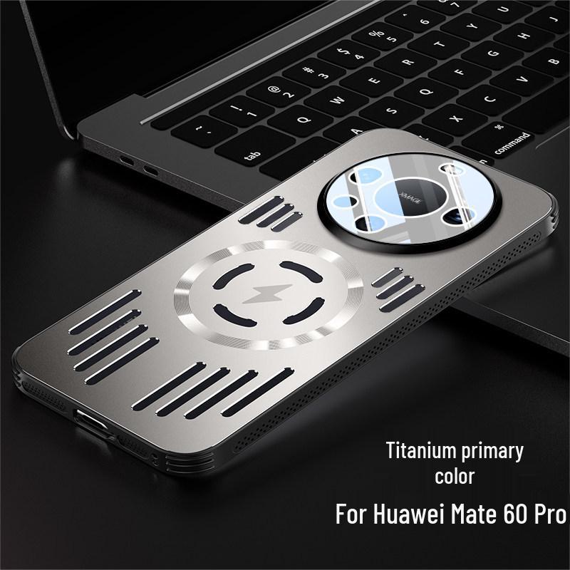 Huawei Mate60 Ultra-Thin Magnetic Phone Case with Ice Aluminum Heat Dissipation Stand for Mate60Pro Huawei Mate 60 Pro
Huawei Mate60 Ultra-Thin Magnetic Phone Case with Ice Aluminum Heat Dissipation Stand for Mate60Pro Huawei Mate 60 Pro