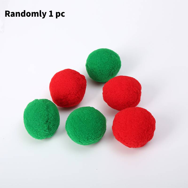 Toy Plush Cat Ball With Christmas Colors For Entertainment Pets Play Toy Balls StyleC
Toy Plush Cat Ball With Christmas Colors For Entertainment Pets Play Toy Balls StyleC