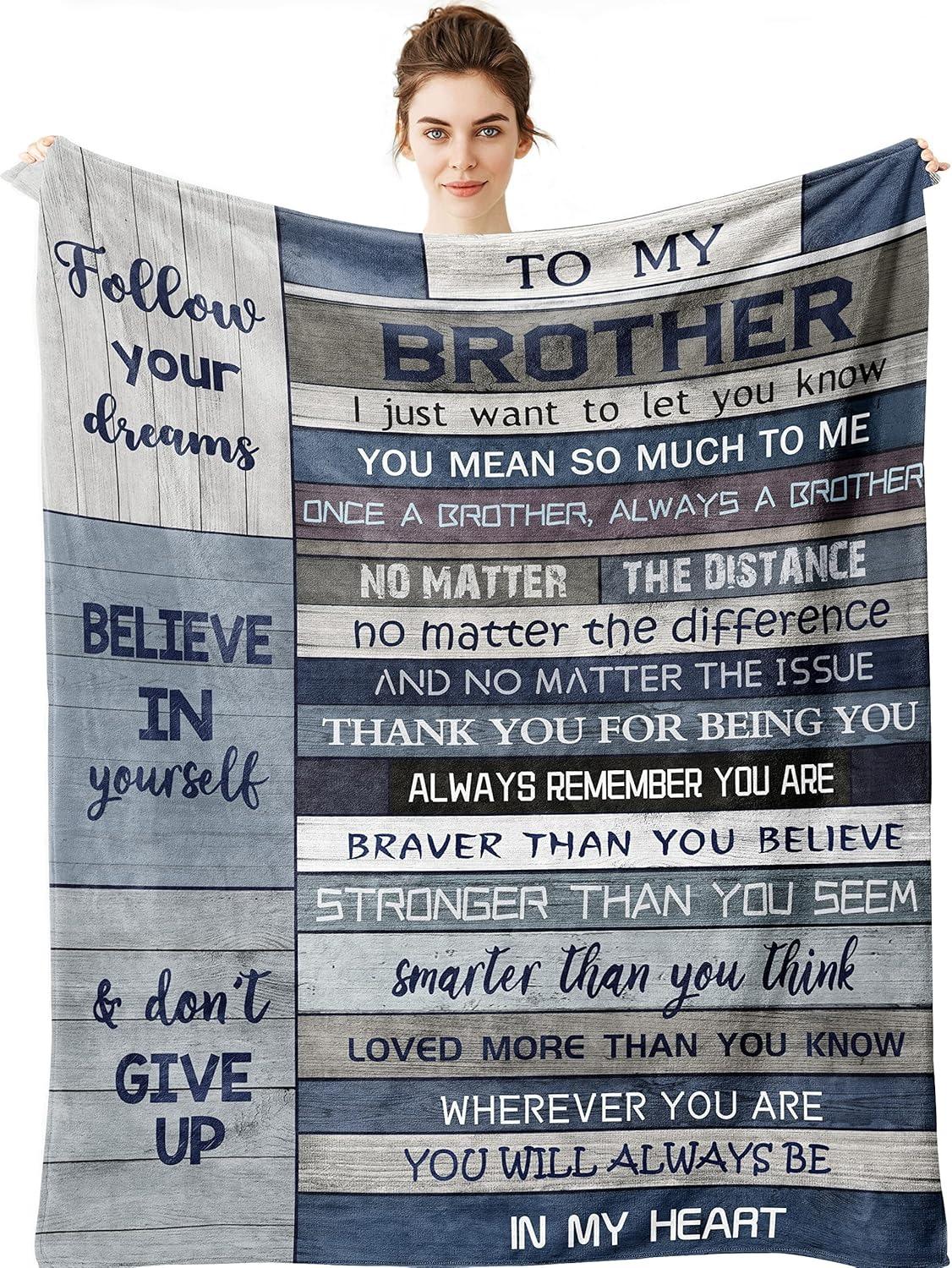 Idea Gifts For Brother Blankets for Father s day Mother s Day Anniversary Birthday Thanksgiving for Dad Mom Uncle Aunt Grandpa 75cmx90cm
Idea Gifts For Brother Blankets for Father s day Mother s Day Anniversary Birthday Thanksgiving for Dad Mom Uncle Aunt Grandpa 75cmx90cm