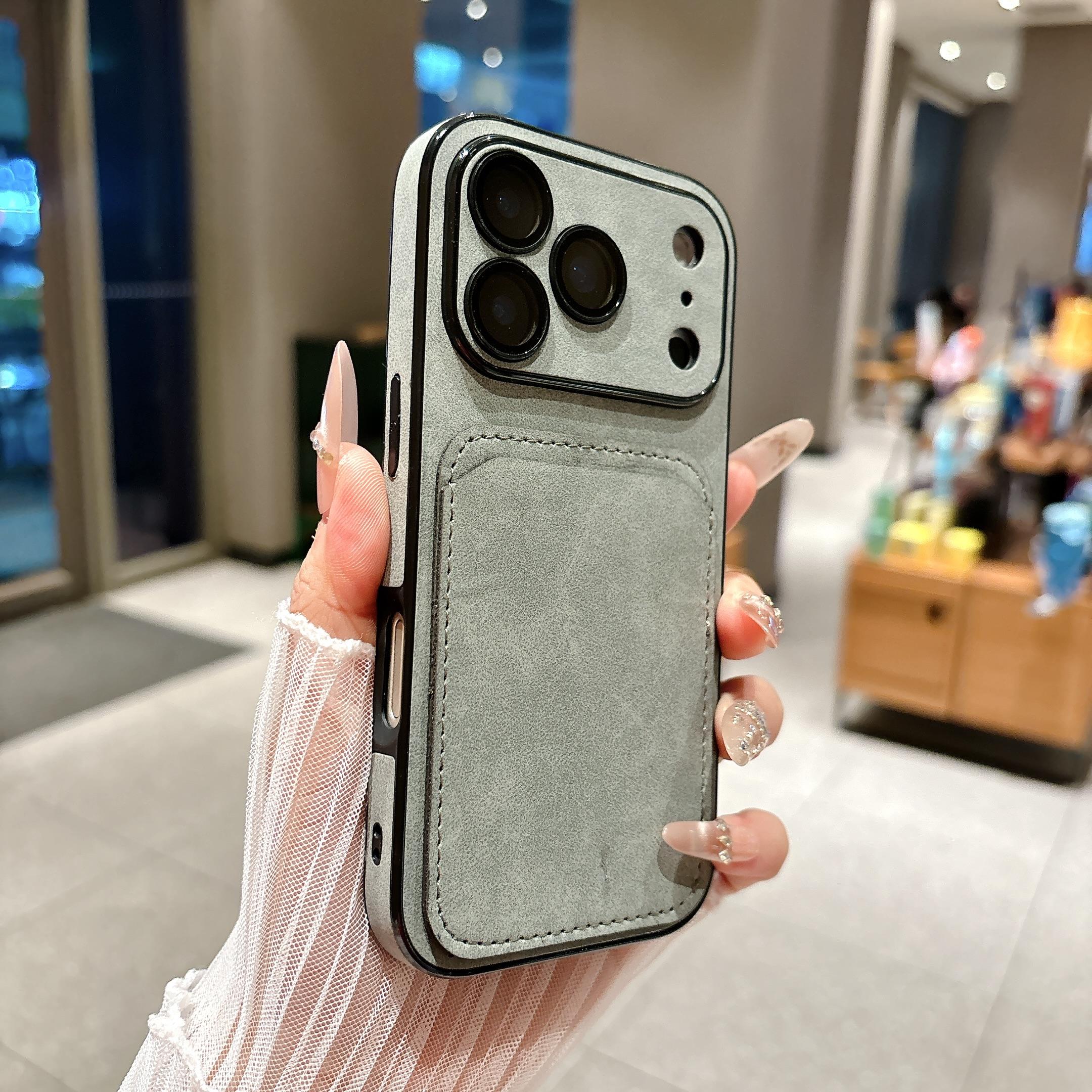 Wallet Card Holder Suede Leather Phone Case For iPhone 17 16 15 14 13 Plus Pro Max Business Insert Card Matte Lens Glass Cover iPhone 15
Wallet Card Holder Suede Leather Phone Case For iPhone 17 16 15 14 13 Plus Pro Max Business Insert Card Matte Lens Glass Cover iPhone 15