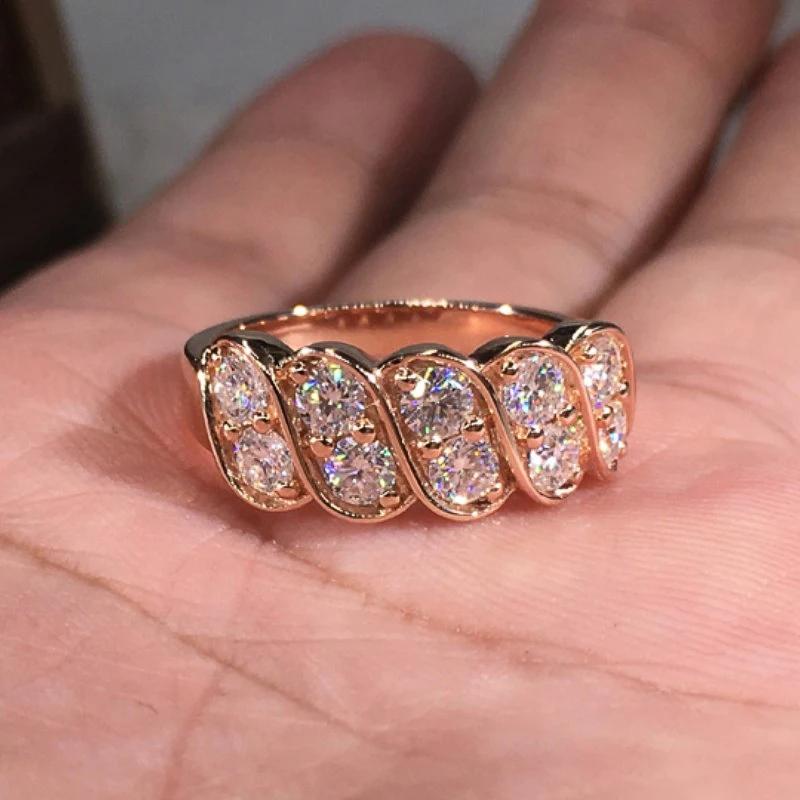 CAOSHI New Fashion Rose Gold Color Ring Female Trendy Zircon with Bright Zirconia Chic Stylish Finger Accessories for Wedding 6
CAOSHI New Fashion Rose Gold Color Ring Female Trendy Zircon with Bright Zirconia Chic Stylish Finger Accessories for Wedding 6