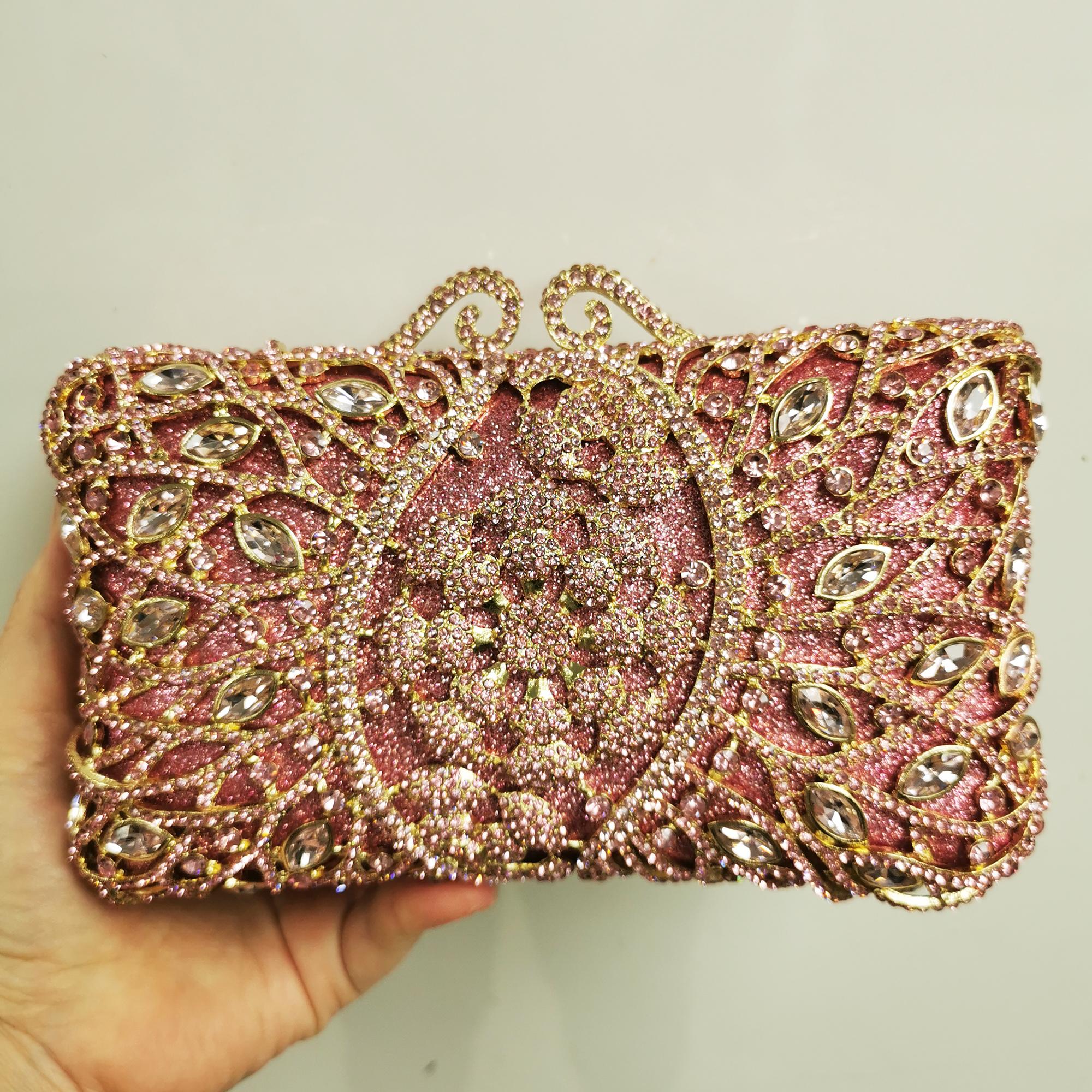 Silver Metal Rhinestone Crystal Wedding Bag Bridal Clutches Luxury Women Diamond Evening Purses Dinner Cocktail Clutch Minaudier 18cmX12cmX6cm
Silver Metal Rhinestone Crystal Wedding Bag Bridal Clutches Luxury Women Diamond Evening Purses Dinner Cocktail Clutch Minaudier 18cmX12cmX6cm