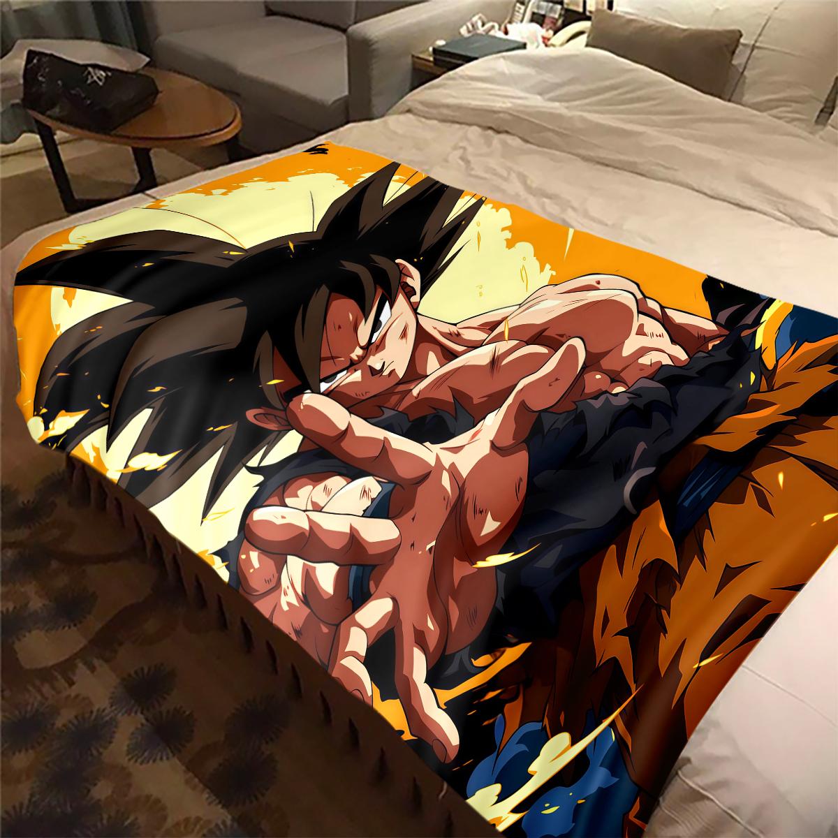 1 шт. Плед із фланелі з принтом Son Goku, Високоякісний, Для всіх сезонів, Декор для дому, Тепло та затишок, Ідеальний для різдвяних подарунків 80cm x 120cm
1 шт. Плед із фланелі з принтом Son Goku, Високоякісний, Для всіх сезонів, Декор для дому, Тепло та затишок, Ідеальний для різдвяних подарунків 80cm x 120cm