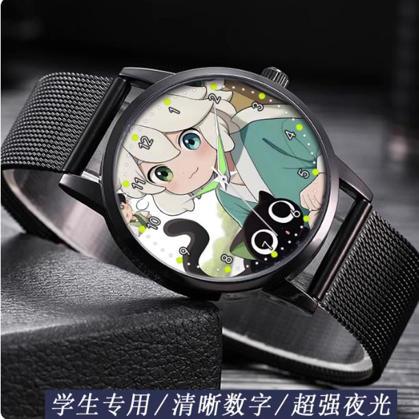 Original Ruo Xiaohei Luminous Steel Strip Series Watches Anime Character Doll Collection Fashion Surprise Holiday Toys
Original Ruo Xiaohei Luminous Steel Strip Series Watches Anime Character Doll Collection Fashion Surprise Holiday Toys