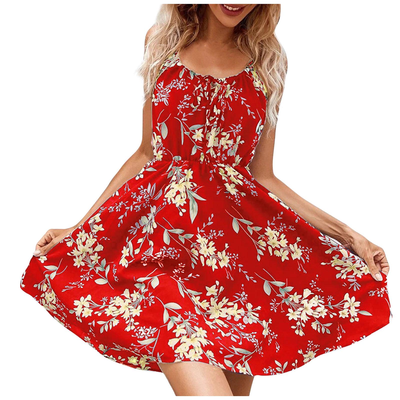 (SU)Women s Casual Loose Floral Printed A-line Skirt Sleeveless Suspender Dress Casual Elastic Waist Summer Trendy Midi Skirt
(SU)Women s Casual Loose Floral Printed A-line Skirt Sleeveless Suspender Dress Casual Elastic Waist Summer Trendy Midi Skirt
