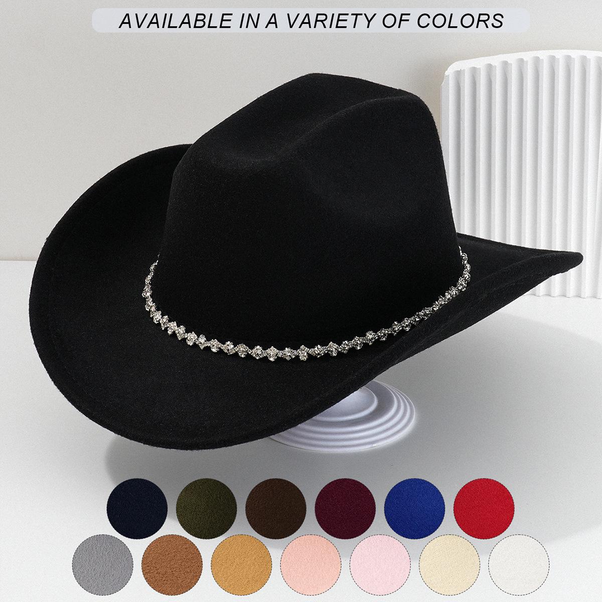 Men s and Women s Western Cowboy Hats with Gemstone and Rhinestone Accents, Perfect for Weddings and Honeymoons. M (56-58cm)
Men s and Women s Western Cowboy Hats with Gemstone and Rhinestone Accents, Perfect for Weddings and Honeymoons. M (56-58cm)