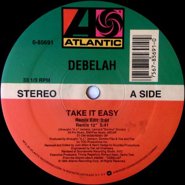 12inch Record DEBELAH MORGAN - Take It Easy (Remix Edit)(Remix 12 085691 ATLANTIC 1994 US Rap & Hip-Hop/R&B Used
12inch Record DEBELAH MORGAN - Take It Easy (Remix Edit)(Remix 12 085691 ATLANTIC 1994 US Rap & Hip-Hop/R&B Used