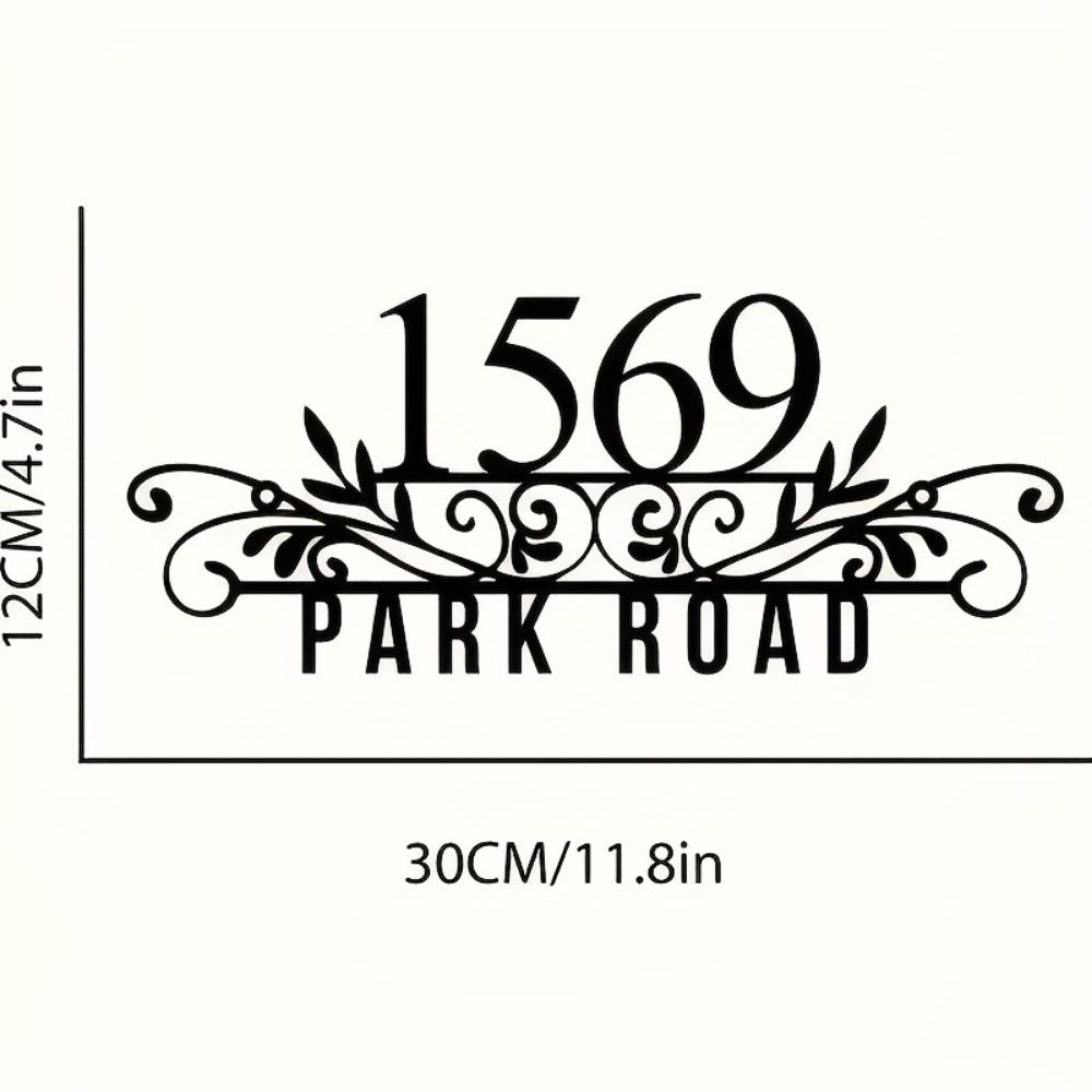 Exquisitely Handcrafted Metal Address Sign Embellished with Floral Motifs Wall Mounted Battery Free for Festive Outdoor Decor
Exquisitely Handcrafted Metal Address Sign Embellished with Floral Motifs Wall Mounted Battery Free for Festive Outdoor Decor