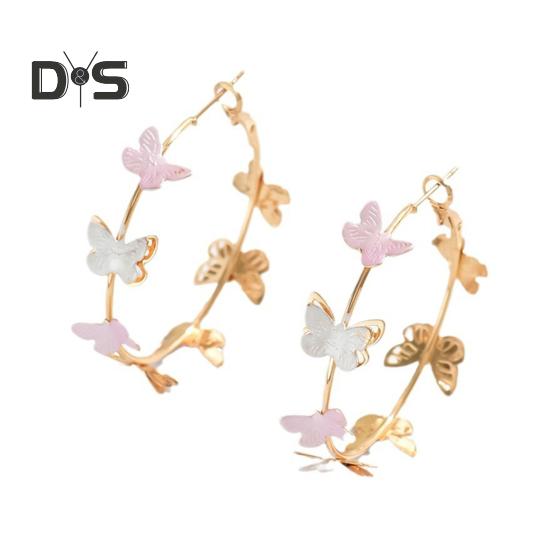 1 пара женских сережек-колец, двухслойные ажурные серьги-бабочки, серьги-клипсы, украшения для выпускного вечера розовый
1 пара женских сережек-колец, двухслойные ажурные серьги-бабочки, серьги-клипсы, украшения для выпускного вечера розовый