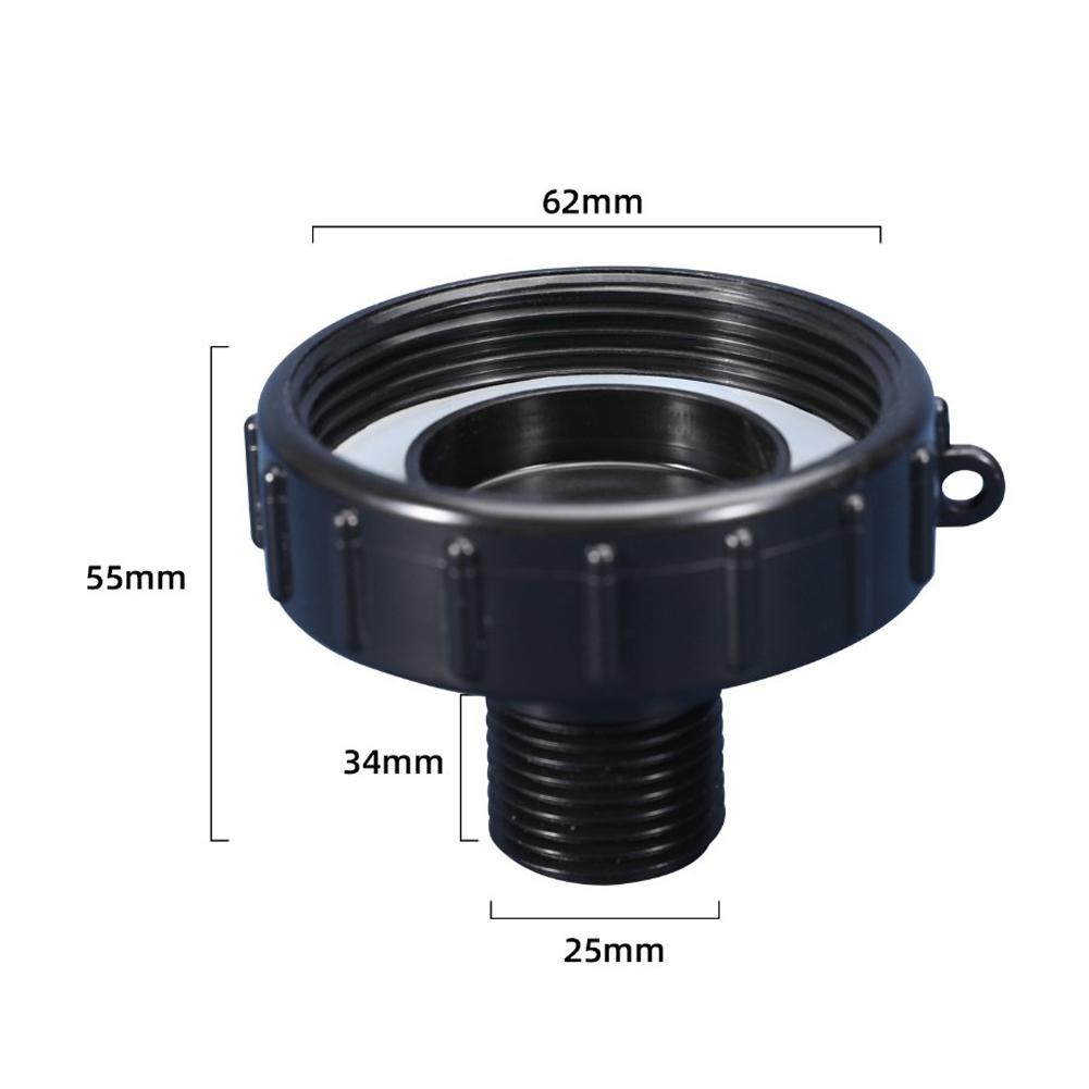 1/3Pcs Plastic Water Pipe Adapter 2In Female Thread To 3/4-inch Male Thread Adapter For Most Garden Hoses And IBC Water Tanks
1/3Pcs Plastic Water Pipe Adapter 2In Female Thread To 3/4-inch Male Thread Adapter For Most Garden Hoses And IBC Water Tanks