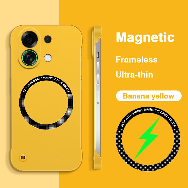 Ultra Thin Magnetic Shockproof Phone Case for Oppo K13 Turbo Pro 5G Accessories Hard Original Frameless High Qualtiy Back Covers OPPO K13 Turbo
Ultra Thin Magnetic Shockproof Phone Case for Oppo K13 Turbo Pro 5G Accessories Hard Original Frameless High Qualtiy Back Covers OPPO K13 Turbo