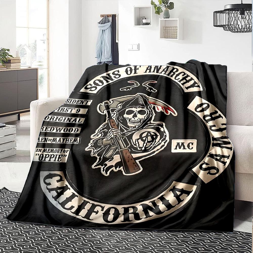 1pc Sons of Anarchy MC Soft Warm Throw Blanket Nap Blanket For Couch Sofa Office Bed Camping Travel,Comfortable 130cmx150cm
1pc Sons of Anarchy MC Soft Warm Throw Blanket Nap Blanket For Couch Sofa Office Bed Camping Travel,Comfortable 130cmx150cm