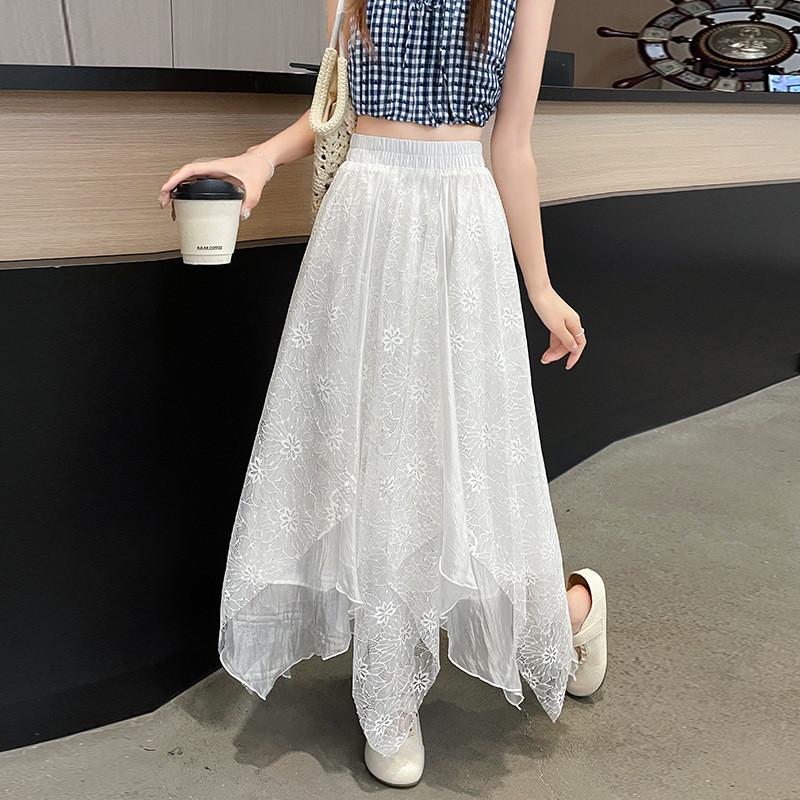 Qooth Asymmetric Lace Patchwork Flared Skirt Elastic High Waist Umbrella Midi Skirt for Women QT2903 One size белый
Qooth Asymmetric Lace Patchwork Flared Skirt Elastic High Waist Umbrella Midi Skirt for Women QT2903 One size белый