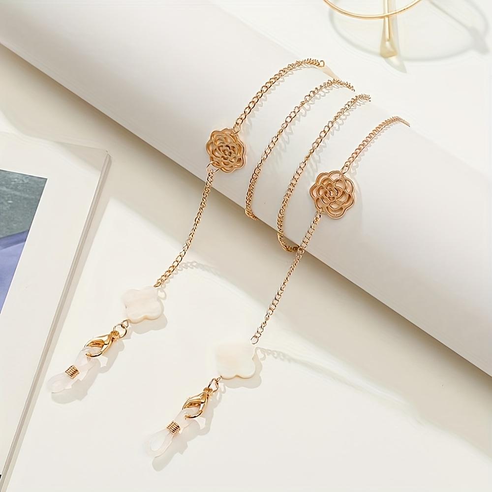 Fashion Camellia Glasses Chain, Non-Slip Stylish Glasses And Reading Glasses Lanyard for Camellia-Themed Parties золотистый
Fashion Camellia Glasses Chain, Non-Slip Stylish Glasses And Reading Glasses Lanyard for Camellia-Themed Parties золотистый