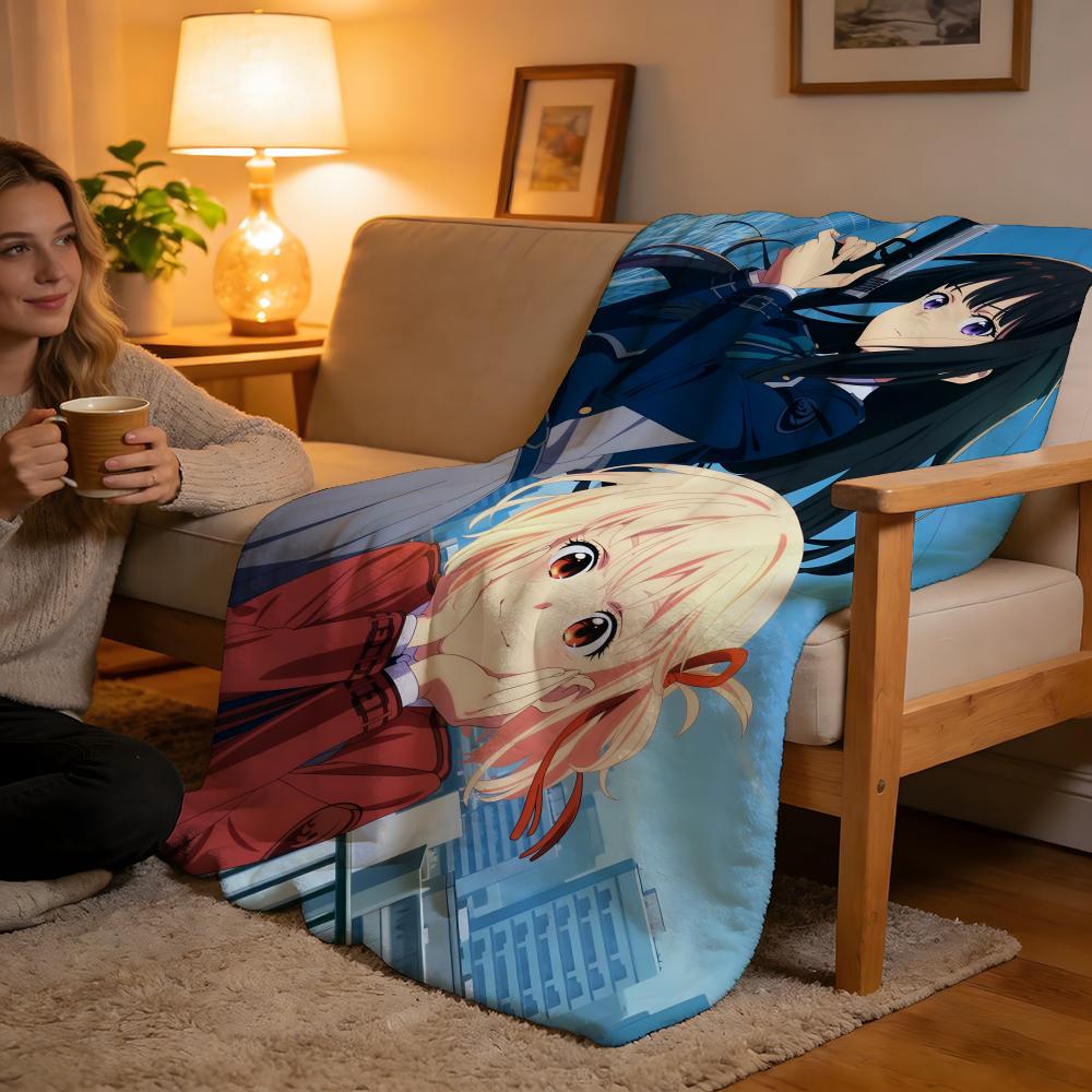 Throw High-Density Short Plush Blanket For Sofa Nap Air-Conditioned Room Soft Skin-Friendly Lycoris Recoil 75x90cm
Throw High-Density Short Plush Blanket For Sofa Nap Air-Conditioned Room Soft Skin-Friendly Lycoris Recoil 75x90cm