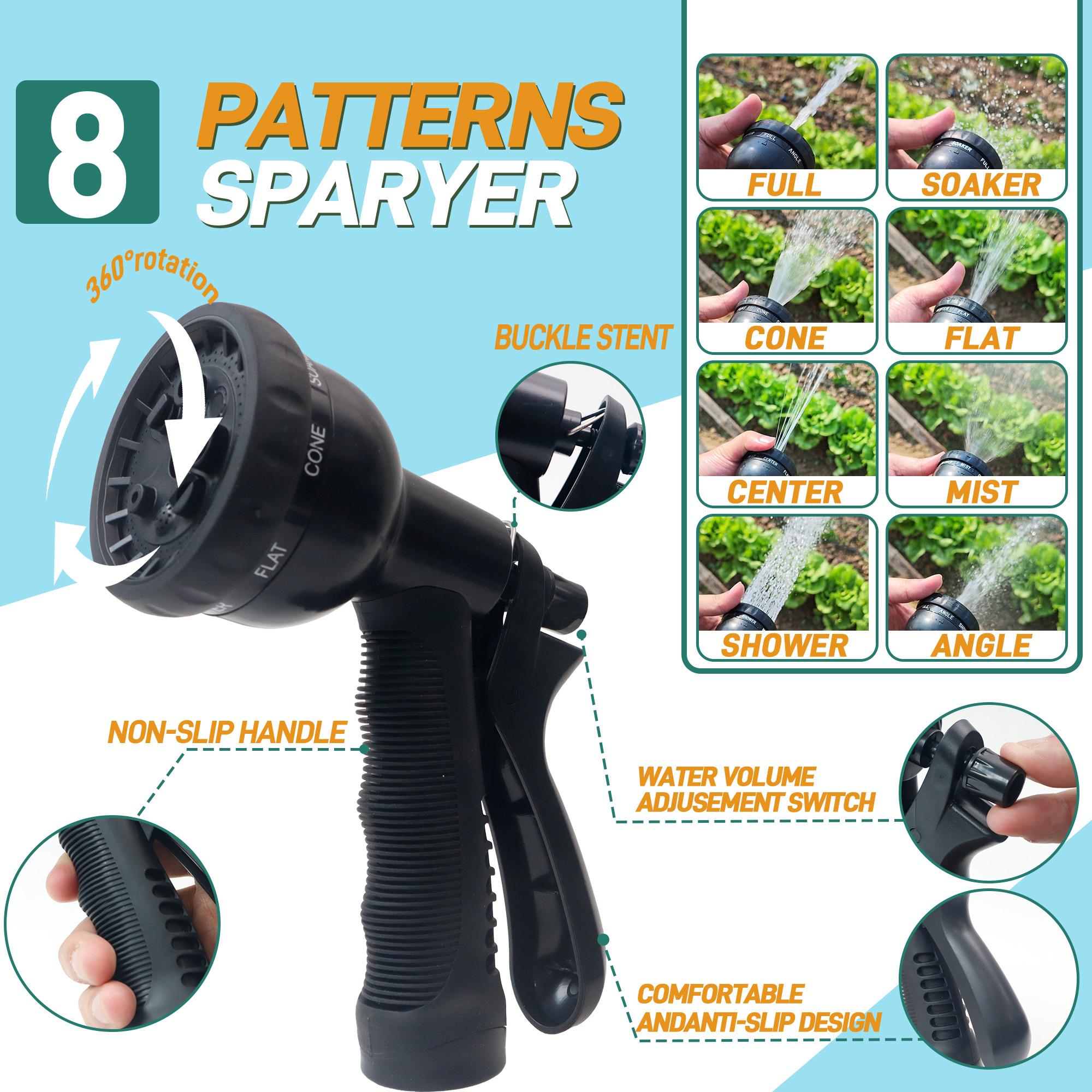 25ft/100ft Expandable Garden Hose With Nozzle, Lightweight & Durable, No-Kink Flexible Hose For Car Washing, Outdoor Watering 3/4
25ft/100ft Expandable Garden Hose With Nozzle, Lightweight & Durable, No-Kink Flexible Hose For Car Washing, Outdoor Watering 3/4