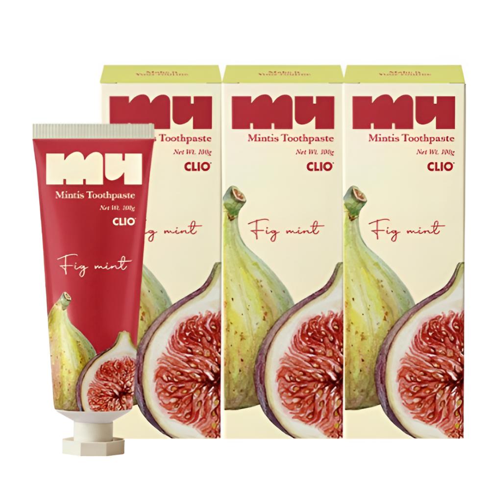 CLIO My MENTOS Fig Mint Toothpaste 100g x3 Set Fresh Breath Whitening Toothpaste
CLIO My MENTOS Fig Mint Toothpaste 100g x3 Set Fresh Breath Whitening Toothpaste
