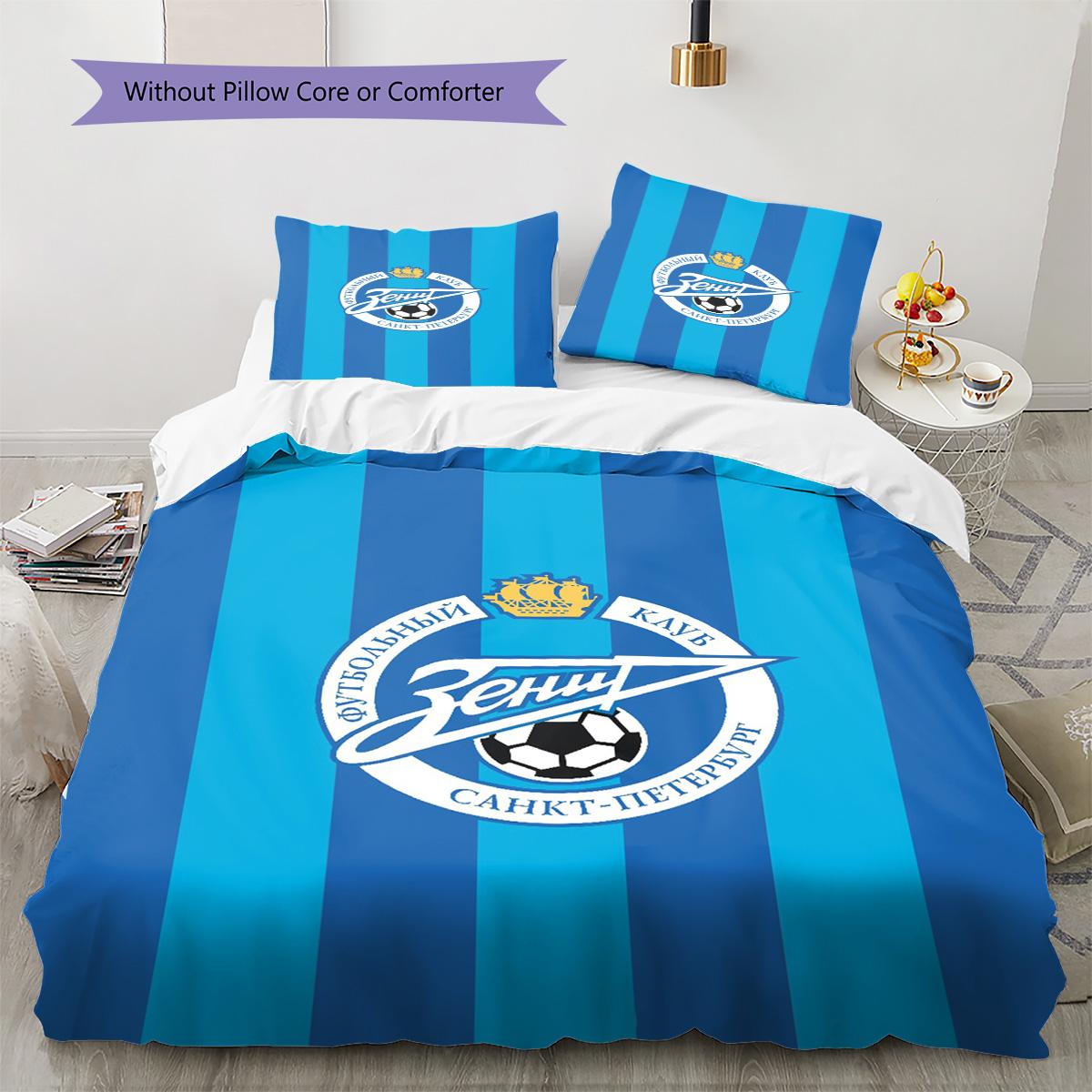 Zenit Saint Petersburg Pattern Bedding Set Quilt Cover Pillowcase Home Decor Gift (1 * duvet cover + 2 * pillowcase, without core) 135x200cm
Zenit Saint Petersburg Pattern Bedding Set Quilt Cover Pillowcase Home Decor Gift (1 * duvet cover + 2 * pillowcase, without core) 135x200cm