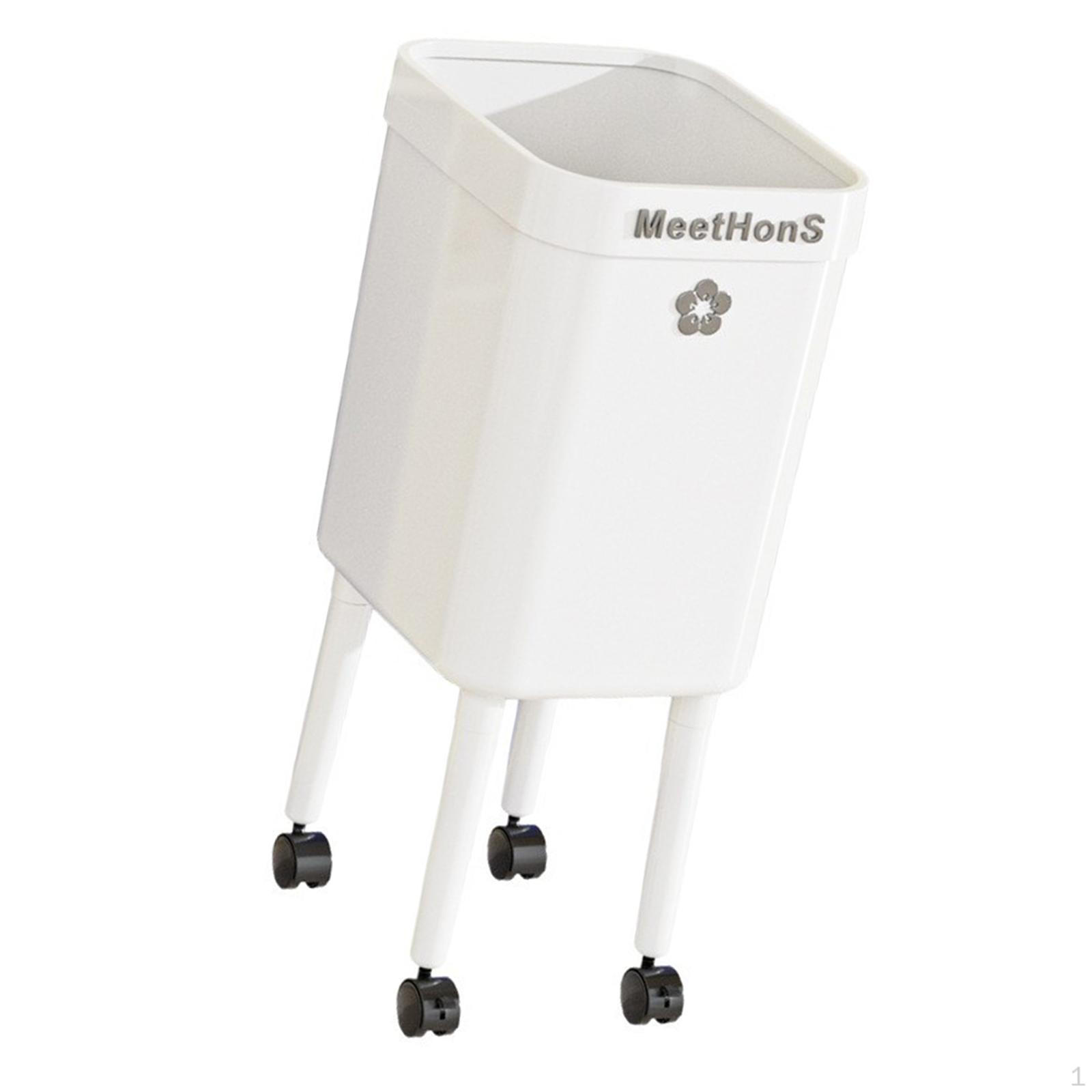 360° Swivel Wheelie Bin, Ergonomic And Easy to Move, Ideal for Toilets, Home Or Bathroom. білий
360° Swivel Wheelie Bin, Ergonomic And Easy to Move, Ideal for Toilets, Home Or Bathroom. білий
