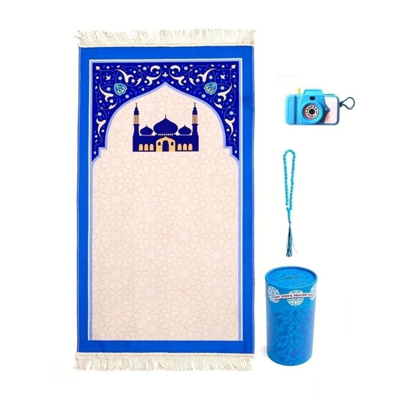 Islamic Children Prayer Carpets for Muslims Mats Carpet Sheet Islamic Gift Rugs Mats Rugs Child Decoration for Prayers синій
Islamic Children Prayer Carpets for Muslims Mats Carpet Sheet Islamic Gift Rugs Mats Rugs Child Decoration for Prayers синій