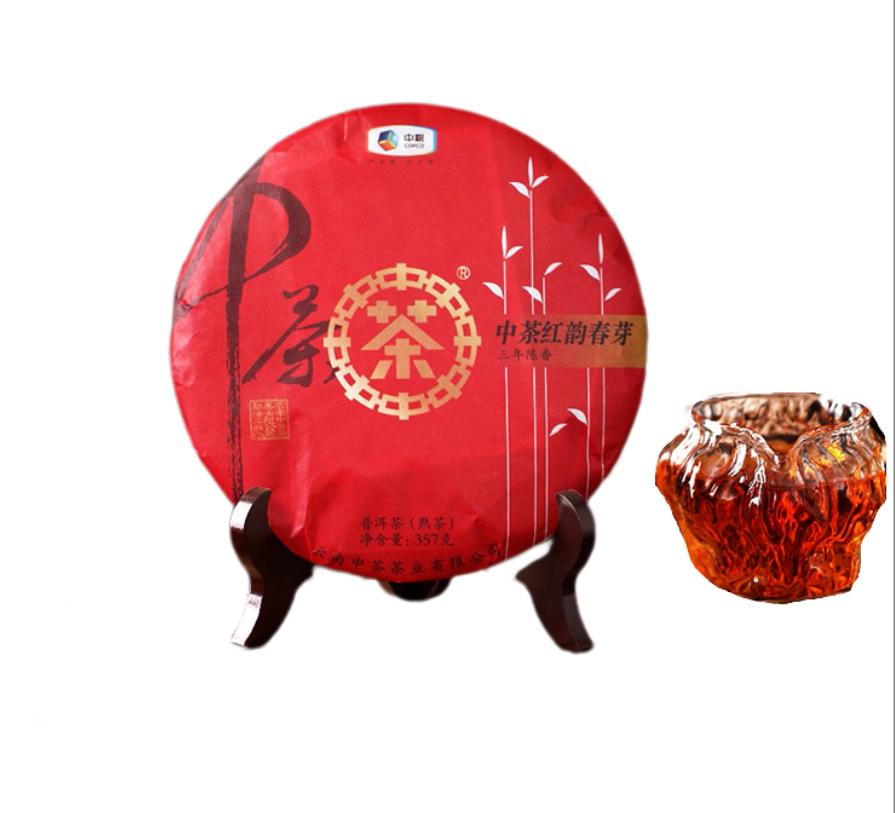 COFCO CHINATEA Hongyun Sping Bud Ripe Пуэр Шоу Ча Пуэр Чай Пуэр 357г/12.59унц.