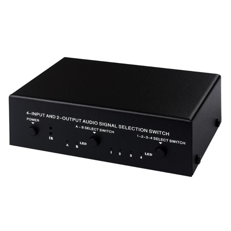 4 In 2 Out Sound Signal Remote Controlled her Headphones Speaker hing Box Bidirectional hing 2 In 4 Out
4 In 2 Out Sound Signal Remote Controlled her Headphones Speaker hing Box Bidirectional hing 2 In 4 Out