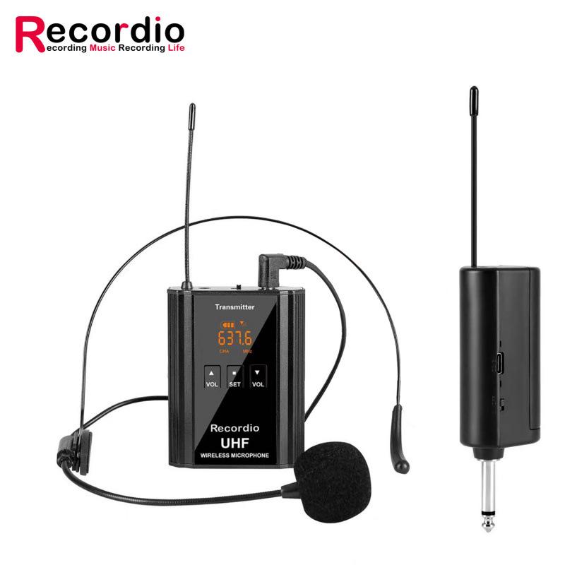 8Recordio GAW-107 Wireless UHF Lavalier/Headset Microphone for Outdoor Live Streaming
8Recordio GAW-107 Wireless UHF Lavalier/Headset Microphone for Outdoor Live Streaming