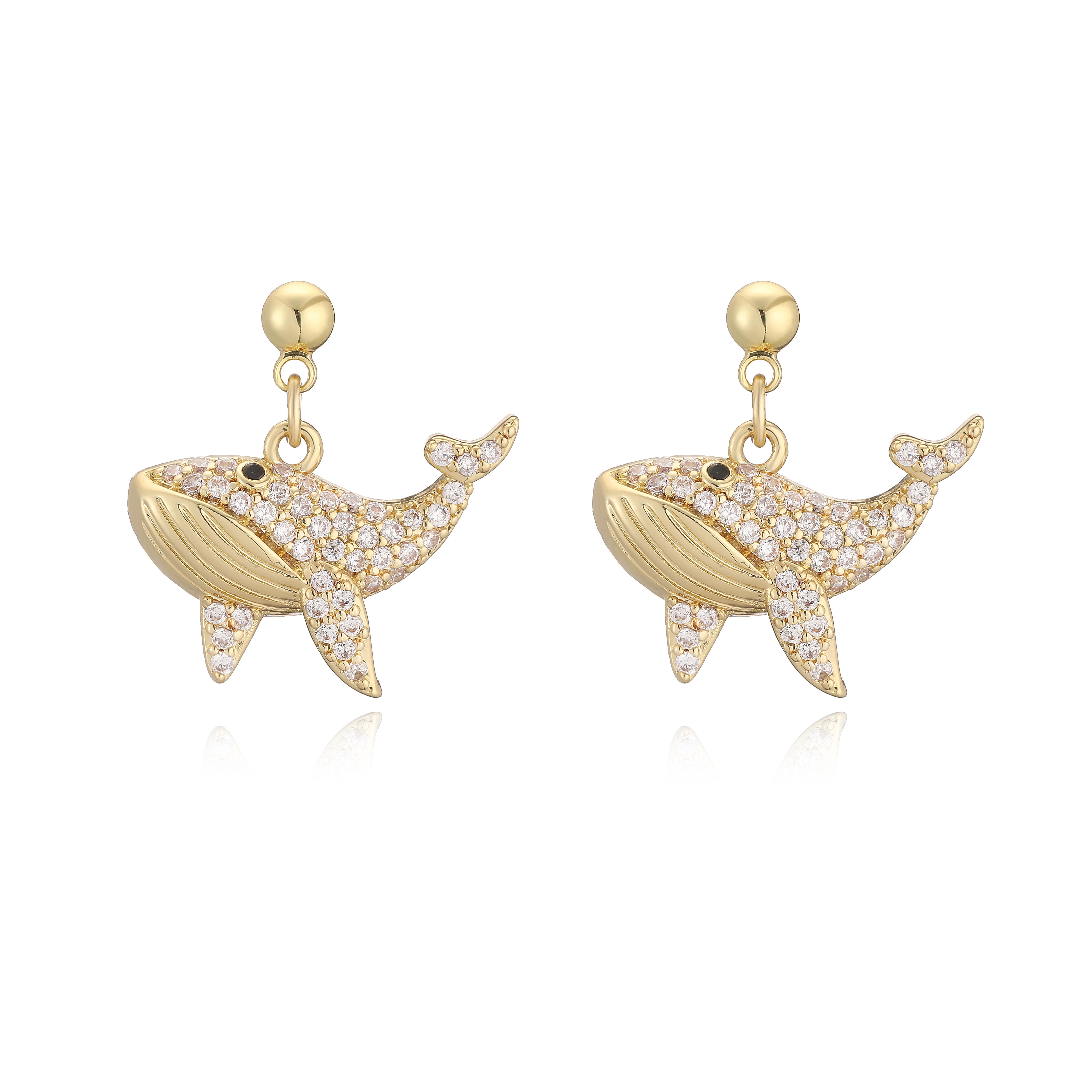 HECHENG, Ocean Series Beach Imitation Pearl Zircon Whale Pendant Necklace/Earnail Women s Cute Fashion Zircon 1 Piece Other
HECHENG, Ocean Series Beach Imitation Pearl Zircon Whale Pendant Necklace/Earnail Women s Cute Fashion Zircon 1 Piece Other
