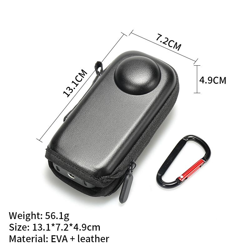 For insta 360 X3 protective storage bag action camera mini storage bag with hook action camera accessories Small чёрный
For insta 360 X3 protective storage bag action camera mini storage bag with hook action camera accessories Small чёрный