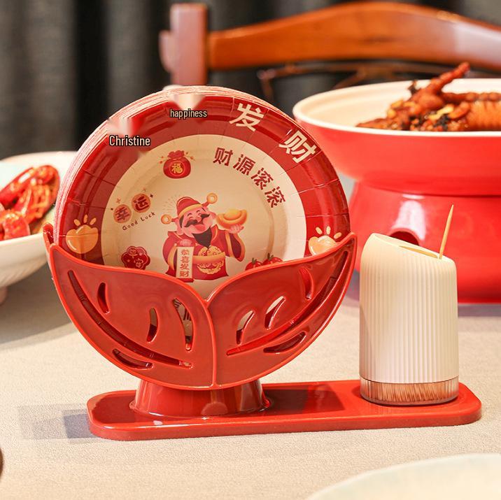 Festive Disposable Paper Plates Set for Snacks and Fruits - Red Hardened Candy Box for Wedding or New Year s Events With Tray
Festive Disposable Paper Plates Set for Snacks and Fruits - Red Hardened Candy Box for Wedding or New Year s Events With Tray