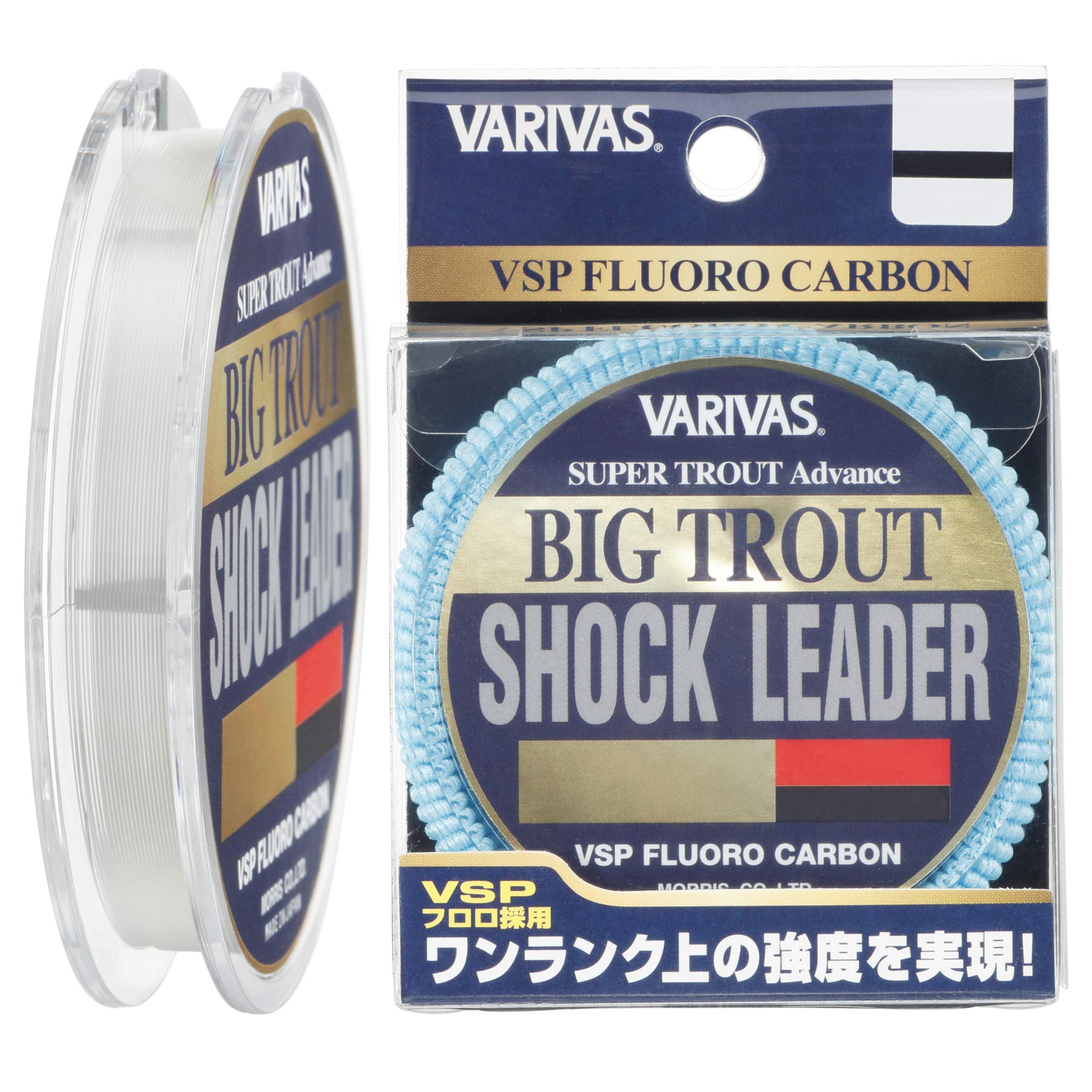 VARIVAS Shock Leader Super Trout Advanced Big Trout VSP Fluorocarbon 30m 2 8lb Natural No. 
VARIVAS Shock Leader Super Trout Advanced Big Trout VSP Fluorocarbon 30m 2 8lb Natural No.