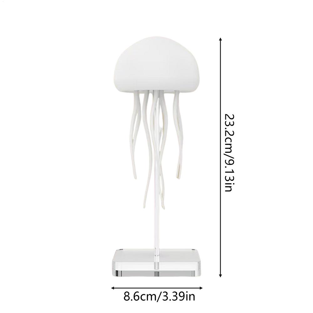 Jellyfish Lamp Voice Activated RGB Gradient Night Light Jellyfish Cute Desk Lamp For Living Room Bedroom Nightstand Dining Table білий
Jellyfish Lamp Voice Activated RGB Gradient Night Light Jellyfish Cute Desk Lamp For Living Room Bedroom Nightstand Dining Table білий