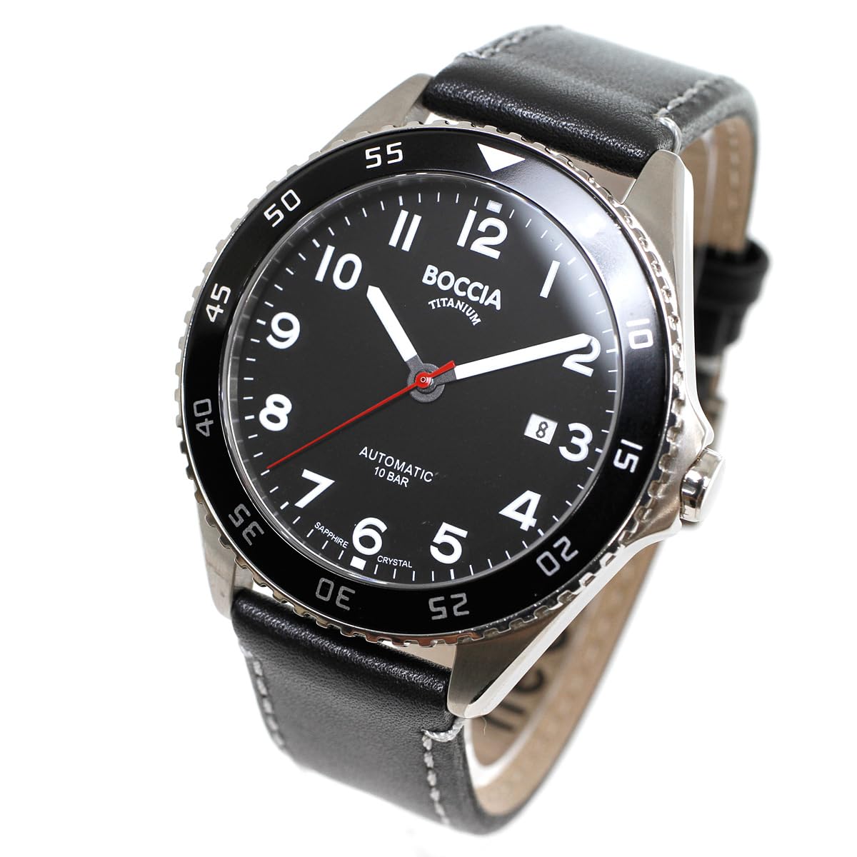 Автоматичний годинник Boccia Titanium 3653-04 Чорний
Автоматичний годинник Boccia Titanium 3653-04 Чорний