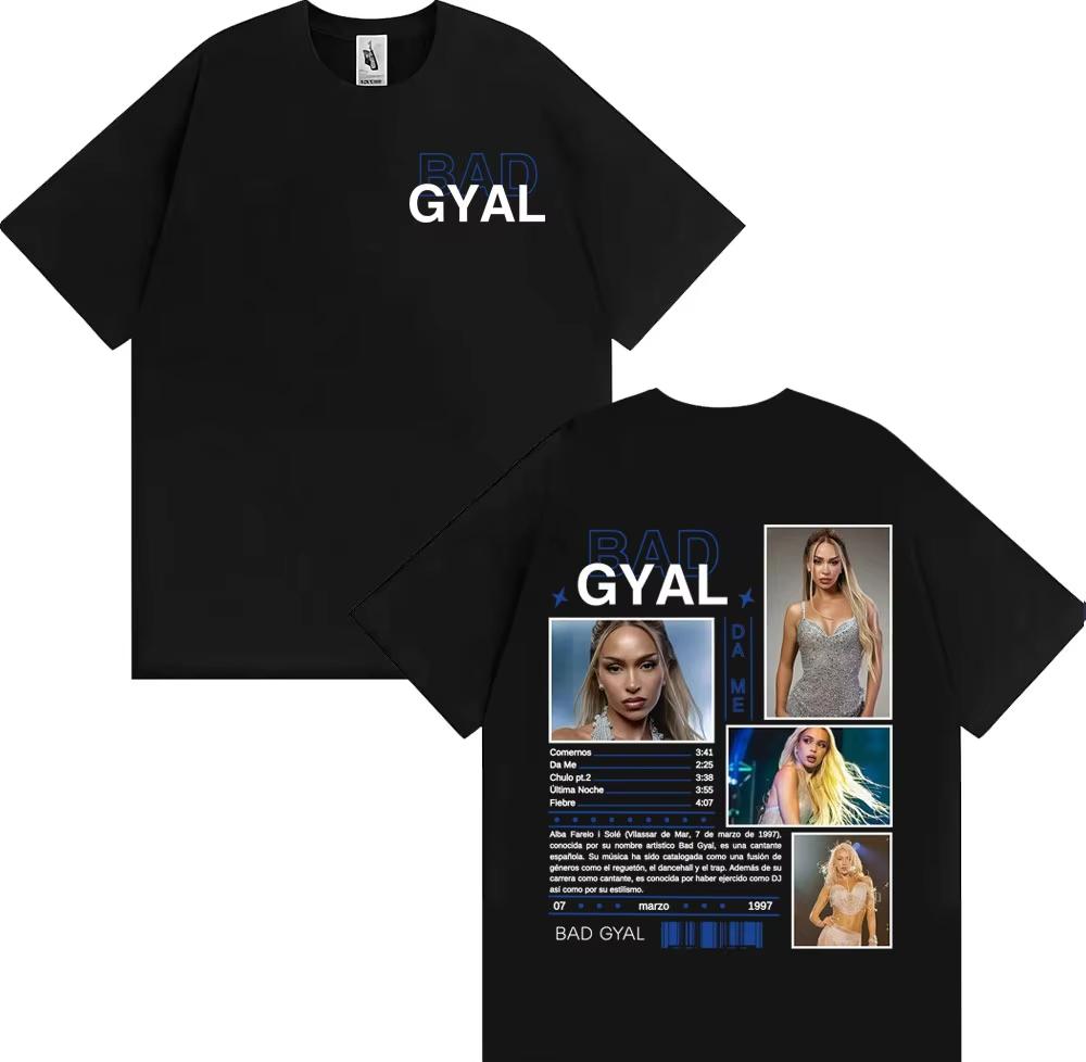 Bad Gyal La Joia Album Tour 202 Cover T Shirt Unisex Womens Fashion Hip Hop Vintage T Shirts Cotton 2026 New Summer Tshirts S
Bad Gyal La Joia Album Tour 202 Cover T Shirt Unisex Womens Fashion Hip Hop Vintage T Shirts Cotton 2026 New Summer Tshirts S