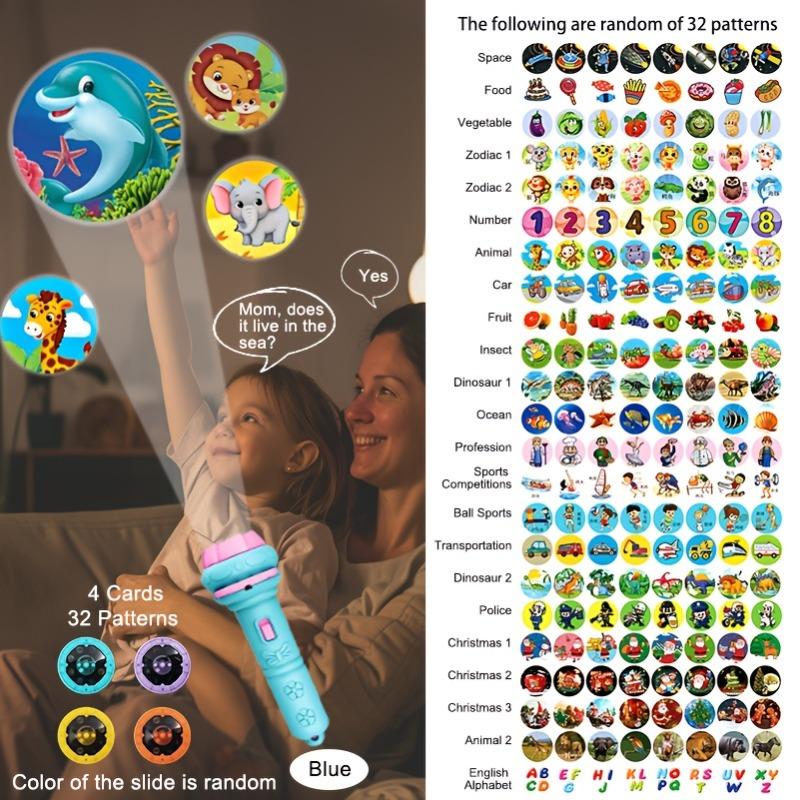 kids projection flashlight toy 4 cards with 32 images синій
kids projection flashlight toy 4 cards with 32 images синій