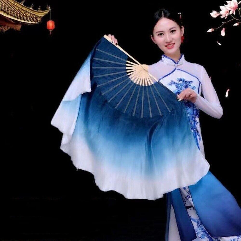 Long Silk Hand Dye Folding Fan Chinese Traditional Hand Fan New Belly Dance Fan For Women Fan Bone 31 Floater 10
Long Silk Hand Dye Folding Fan Chinese Traditional Hand Fan New Belly Dance Fan For Women Fan Bone 31 Floater 10