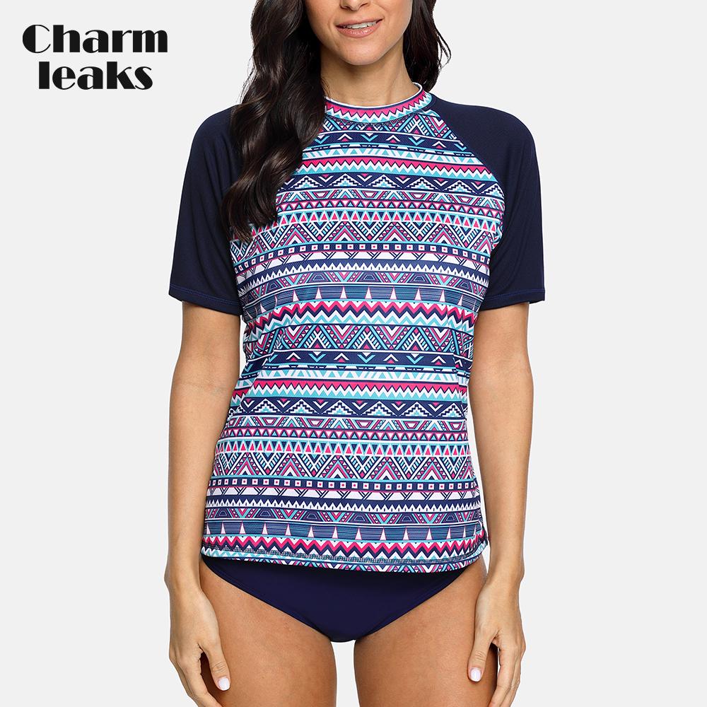 Charmleaks Женщины с коротким рукавом Rashguard Ретро Геометрический принт Быстросохнущая рубашка Бег Верх Походные рубашки Rash Guard UPF50+
Charmleaks Женщины с коротким рукавом Rashguard Ретро Геометрический принт Быстросохнущая рубашка Бег Верх Походные рубашки Rash Guard UPF50+
