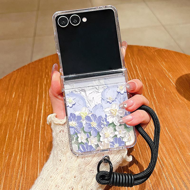 Oil Painting Flowers Lanyard Phone Case For Samsung Galaxy Z Flip 7 FE 6 5 4 3 5G Folding Clear Cover For Samsung Z Flip7 Flip6 Galaxy Z Flip7 FE
Oil Painting Flowers Lanyard Phone Case For Samsung Galaxy Z Flip 7 FE 6 5 4 3 5G Folding Clear Cover For Samsung Z Flip7 Flip6 Galaxy Z Flip7 FE