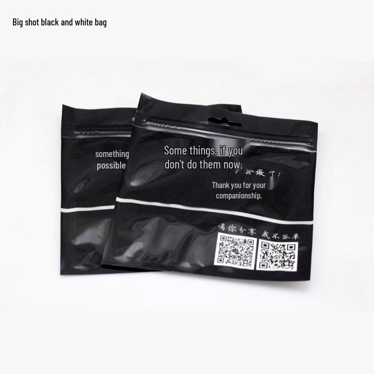 Yin Yang Black & White Bracelet with Transparent Aluminum Foil Bag - Customizable Jewelry Packaging
Yin Yang Black & White Bracelet with Transparent Aluminum Foil Bag - Customizable Jewelry Packaging