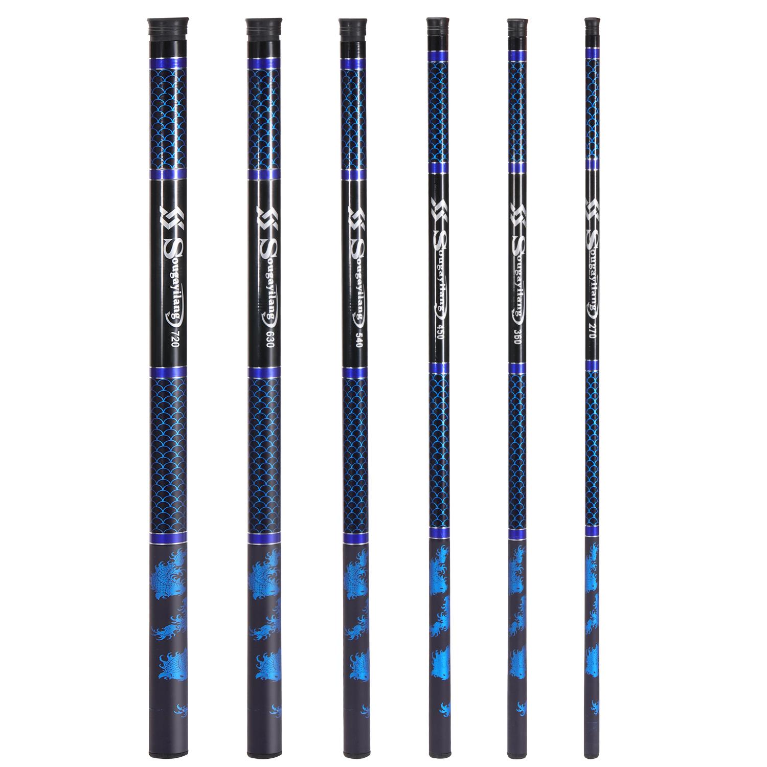 Одинарна вудка Sougayilang дешева 2,7-6,3 м має різну довжину, придатну для риболовлі на відкритому повітрі 7.2M синій
Одинарна вудка Sougayilang дешева 2,7-6,3 м має різну довжину, придатну для риболовлі на відкритому повітрі 7.2M синій