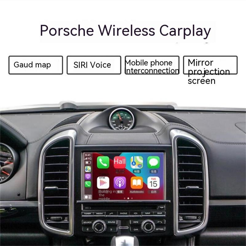 Подходит для Porsche Cayenne MacPanamera 718 911, беспроводной модуль декодера Carplay, проекция экрана
Подходит для Porsche Cayenne MacPanamera 718 911, беспроводной модуль декодера Carplay, проекция экрана