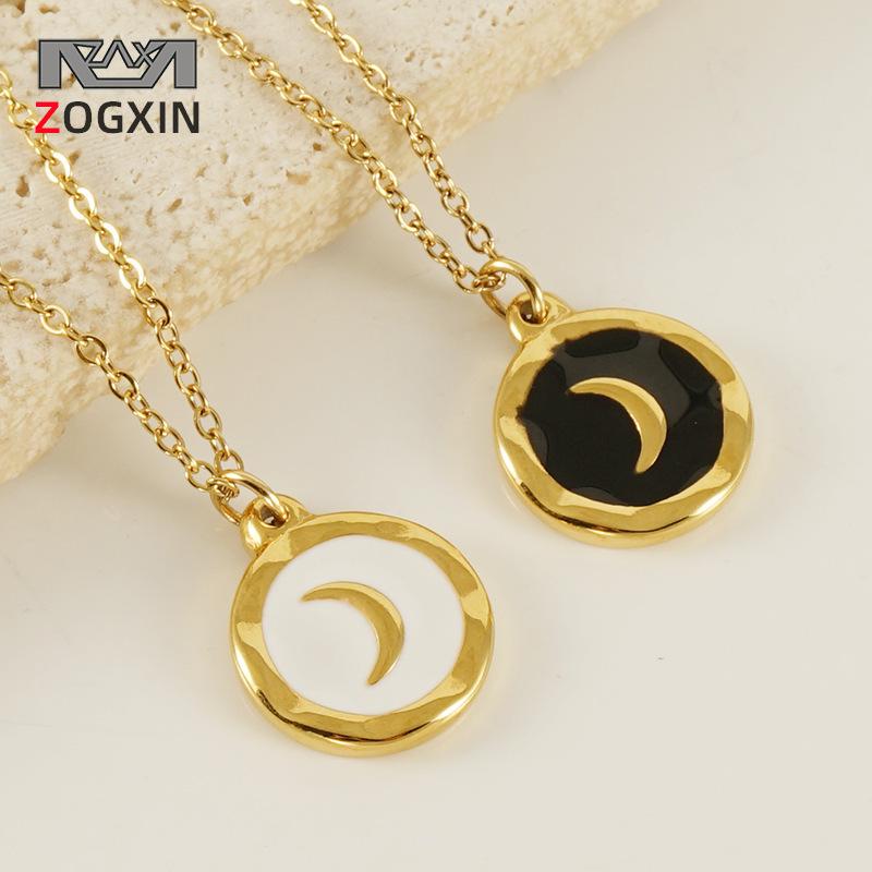 Trendy Enamel Moon Pendant Necklace for Women - Stylish European & American Design белый
Trendy Enamel Moon Pendant Necklace for Women - Stylish European & American Design белый