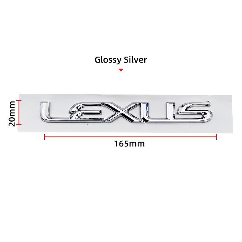 3D ABS Car Rear Trunk Emblem Badge Sticker Logo for Lexus ES300 IS300 IS350 ES250 ES350 IS250 CT200H GS350 NX200 Accessories
3D ABS Car Rear Trunk Emblem Badge Sticker Logo for Lexus ES300 IS300 IS350 ES250 ES350 IS250 CT200H GS350 NX200 Accessories
