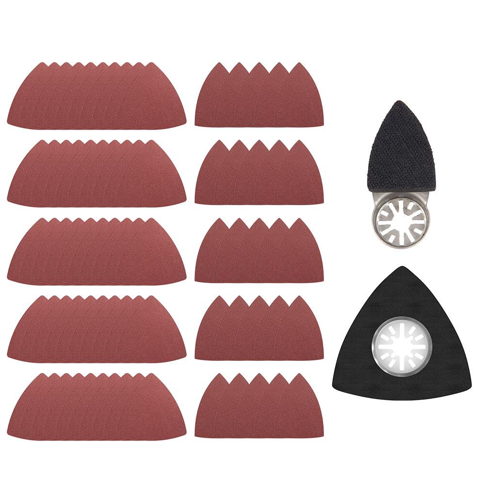 77pcs Grinding Triangle Oscillating Sandpaper Triangular Sanding Pad Hook Loop 60/80/120/180/240 Grit For Multitool 77 Pcs
77pcs Grinding Triangle Oscillating Sandpaper Triangular Sanding Pad Hook Loop 60/80/120/180/240 Grit For Multitool 77 Pcs